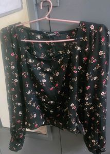 Crop Floral Top