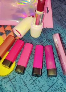 💄 Lipstick Bundle | 7 Pcs | Lightly Used (2–3 Tim