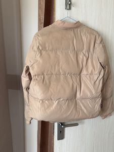 Beige Puffer Jacket oversize