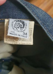 Diesel Men's Blue Denim Jeans
