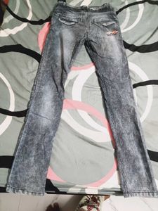 Distressed Acid Wash Jeans