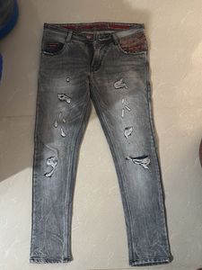Supreme Grey Denim Jeans