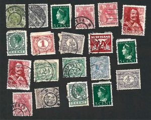 🫟1890-1940s RARE vintage Nederlands Stamps