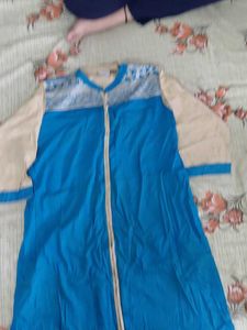 Blue & Beige Kurta