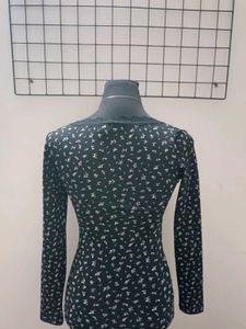 pink and black floral bodycon dress