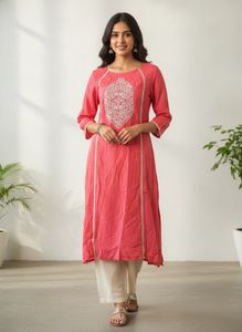 Laks*ita Amber  Embroidered Kurta