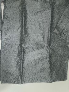 Grey Kurta With Thread Work