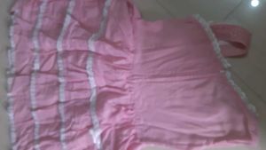 Pretty Pink Smocking embroidered dress for girls