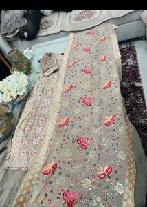 Elegant Beige Lehenga Choli
