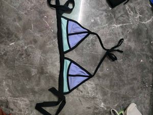 Stylish Color Block Bikini Top