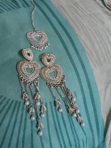 Elegant Heart Design Jewellery Set
