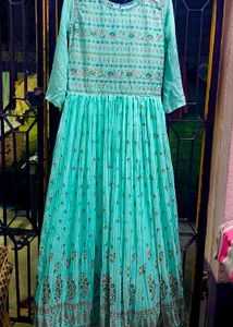 Stunning Teal Gown
