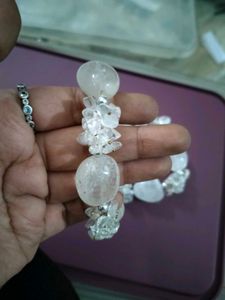 SPHATIK GEMSTONE CRYSTAL BRACELET FOR MEN/WOMEN