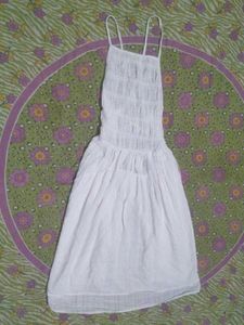 White Smocked Sundress