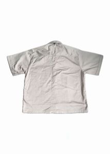 Classic Khaki Short Sleeve Button-Up Shirt