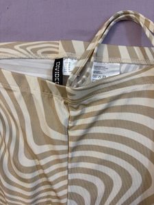 Retro Swirl Print Flare Pants