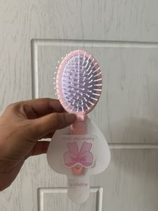🦄3 - Cute Pink Folding Hair Comb , Brush , Mirror