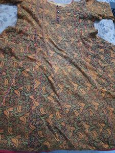 Elegant Printed Anarkali Kurta