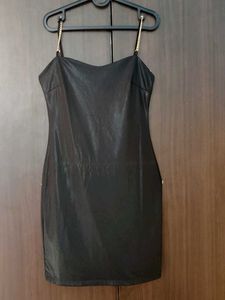 Sleek Black Mini Dress