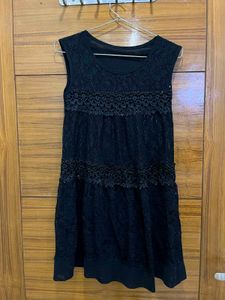 Elegant Black Lace Dress/Top