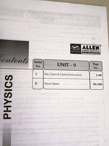 ALLEN Physics JEE (Main+Advanced) Unit 9