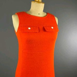 Vintage Orange Dress