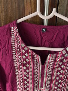 Elegant Embroidered Kurta