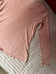 Soft Pink Long Sleeve Top