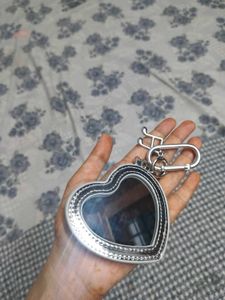 laneige Heart Shaped Keychain Mirror