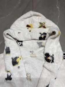 Cozy Animal Print Hooded Robe