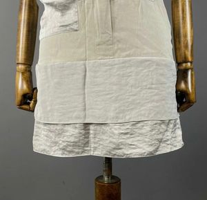 Sheer Paneled Sleeveless Tunic Dress