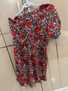 Large Size Berrylush Printed Jumpsuit