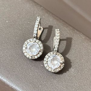 Sparkling CZ Drop Earrings