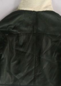 Faux Leather Cropped Jacket