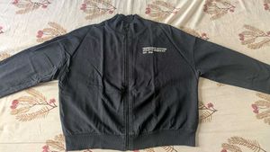 Black Lightweight Zip-Up Jacket