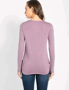 Mauve Long Sleeve Top