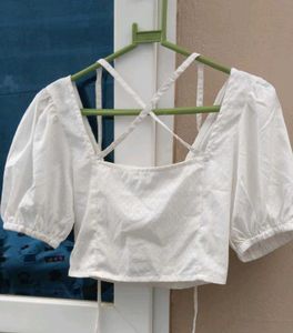 Chic White Crop Top