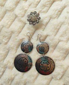 Ring &amp; Earrings Set For Navratri