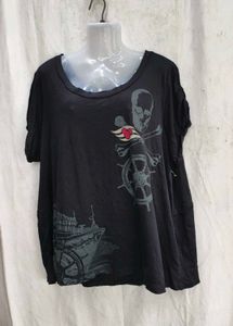 I. Pirate Ship Graphic T-Shirt