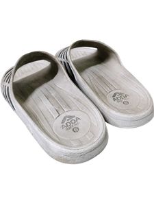 ADDA White &amp; Black Slides/Slippers |Used Condition