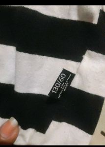 Zebra stripe crop top