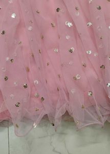 Elegant Pink Lehenga Choli 3 Piece Set
