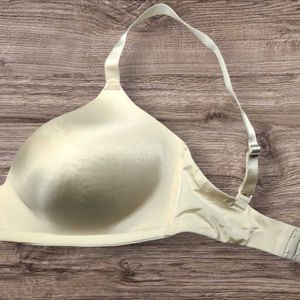 Next Comfortable Light Yellow Padded Bra
