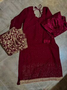 maroon 3 piece suit