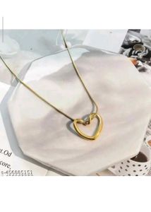 210.Anti tarnish Heart Pendant Necklace