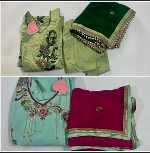 Two Stitched Salwar Kameez Suits Combo
