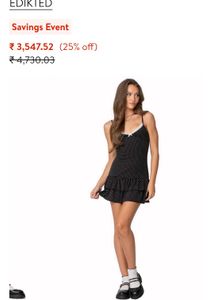 ᝰ.ᐟ Polka Dot Layered MiniDress