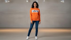 Levi's Orange Sweatshirt