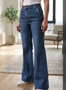 Stylish Blue Flare Jeans