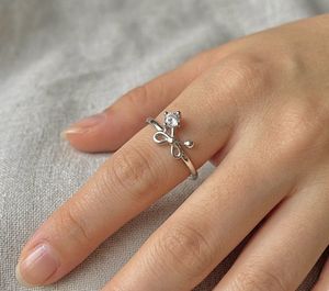 Diamond Butterfly Ring